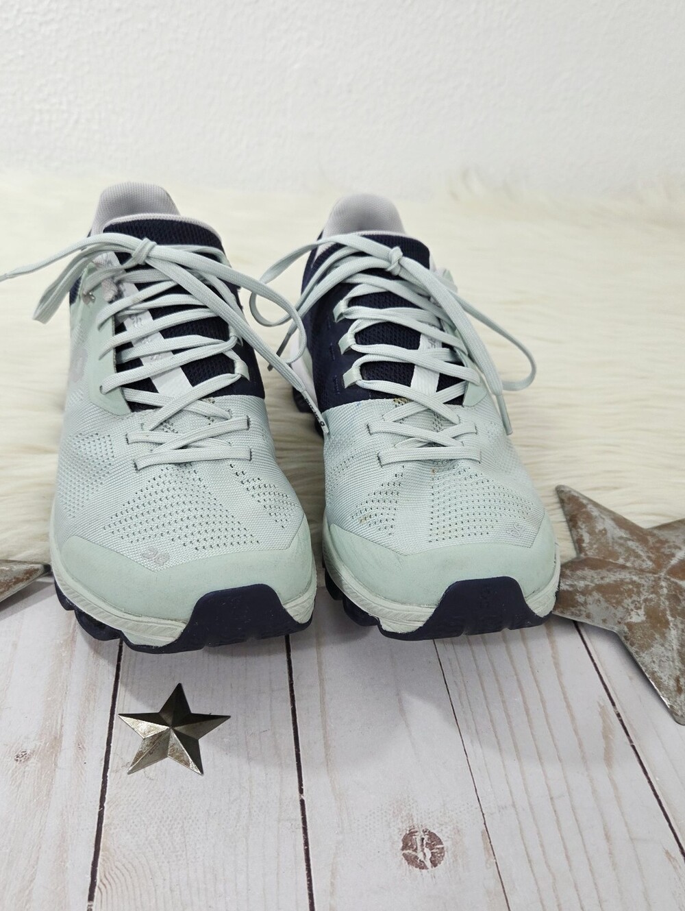 On Cloudsurfer 6 Women’s Running Shoes sneakers fennel ink mint green blu size 7 - Picture 3 of 10
